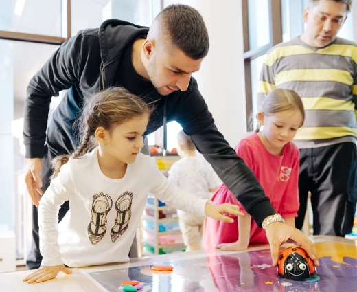 В детском саду «Точки будущего» отметили День отца