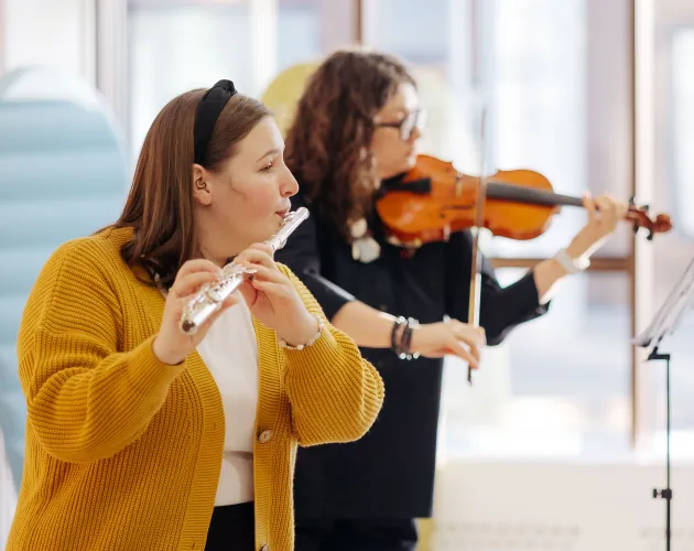 В детском саду «Точки будущего» провели творческий фестиваль с участием родителей