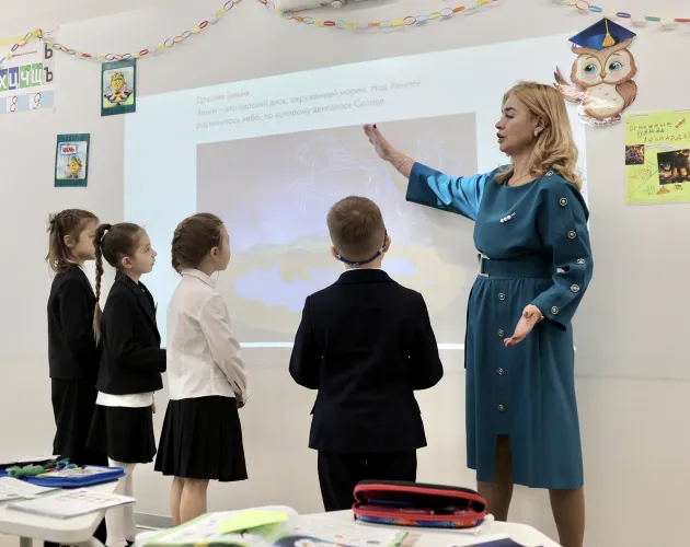 Учителя начальных классов «Точки будущего» поделились опытом с коллегами на городском семинаре