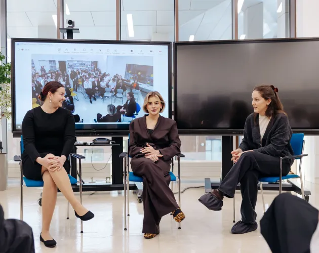 Ученики «Точки будущего» провели встречу с выпускниками школы