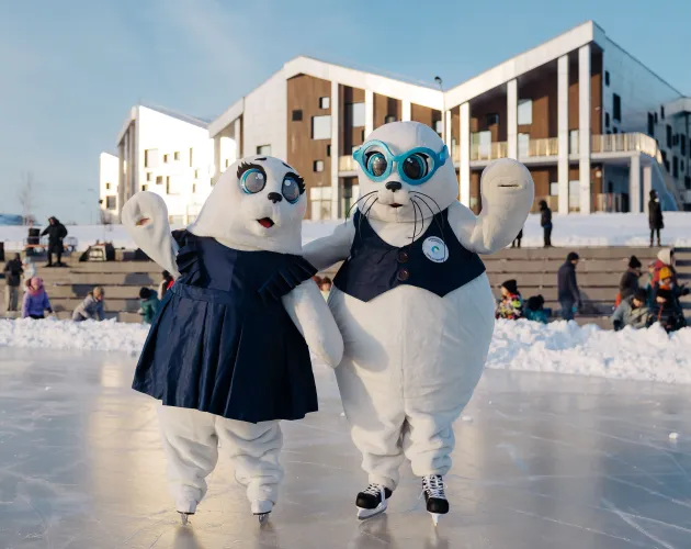 В «Точке будущего» торжественно открыли зимний каток