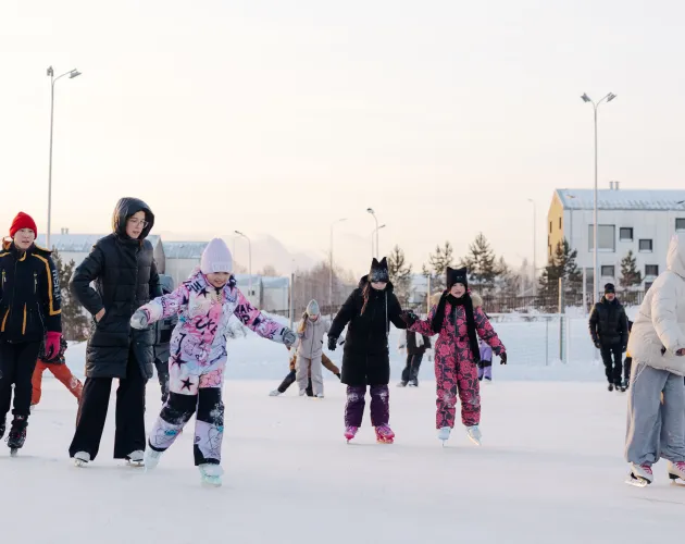 В «Точке будущего» торжественно открыли зимний каток