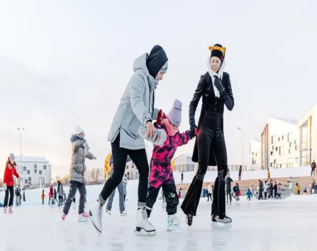 Каток открыли в «Точке будущего»
