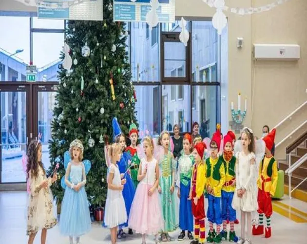 Новогодние утренники прошли в детском саду «Точки будущего»