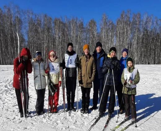 Команда «Точки будущего» участвовала в окружных соревнованиях по лыжным гонкам