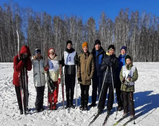 Команда «Точки будущего» участвовала в окружных соревнованиях по лыжным гонкам