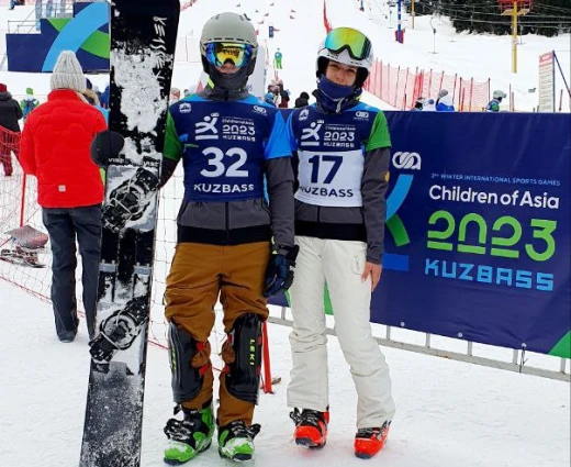 Михаил Куликов и София Огнетова участвовали во II зимних Международных спортивных играх «Дети Азии»
