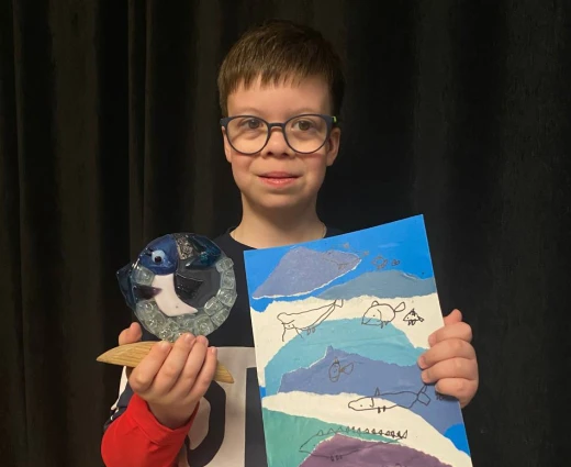 Захар Лопатин занял 3-е место в международном конкурсе детского рисунка «Байкал и его обитатели»