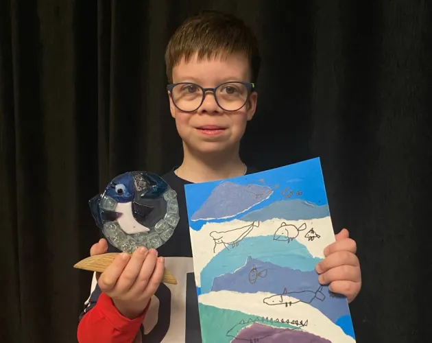 Захар Лопатин занял 3-е место в международном конкурсе детского рисунка «Байкал и его обитатели»