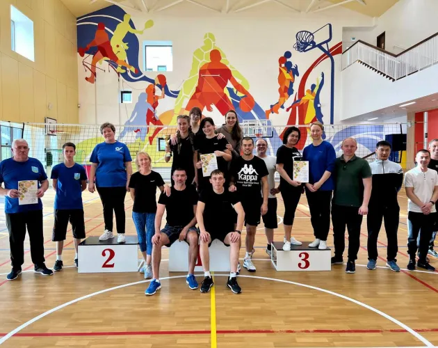 Итоги первого этапа турнира по волейболу среди взрослых команд подвели в «Точке будущего»
