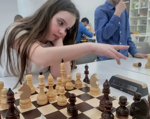 Первый семейный шахматный турнир «Твой ход» провели в «Точке будущего»